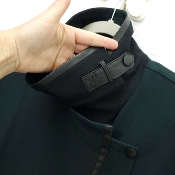 CABI Renaissance Emerald Green Longline Blazer Assymetrical Career Jacket - Picture 13 of 16